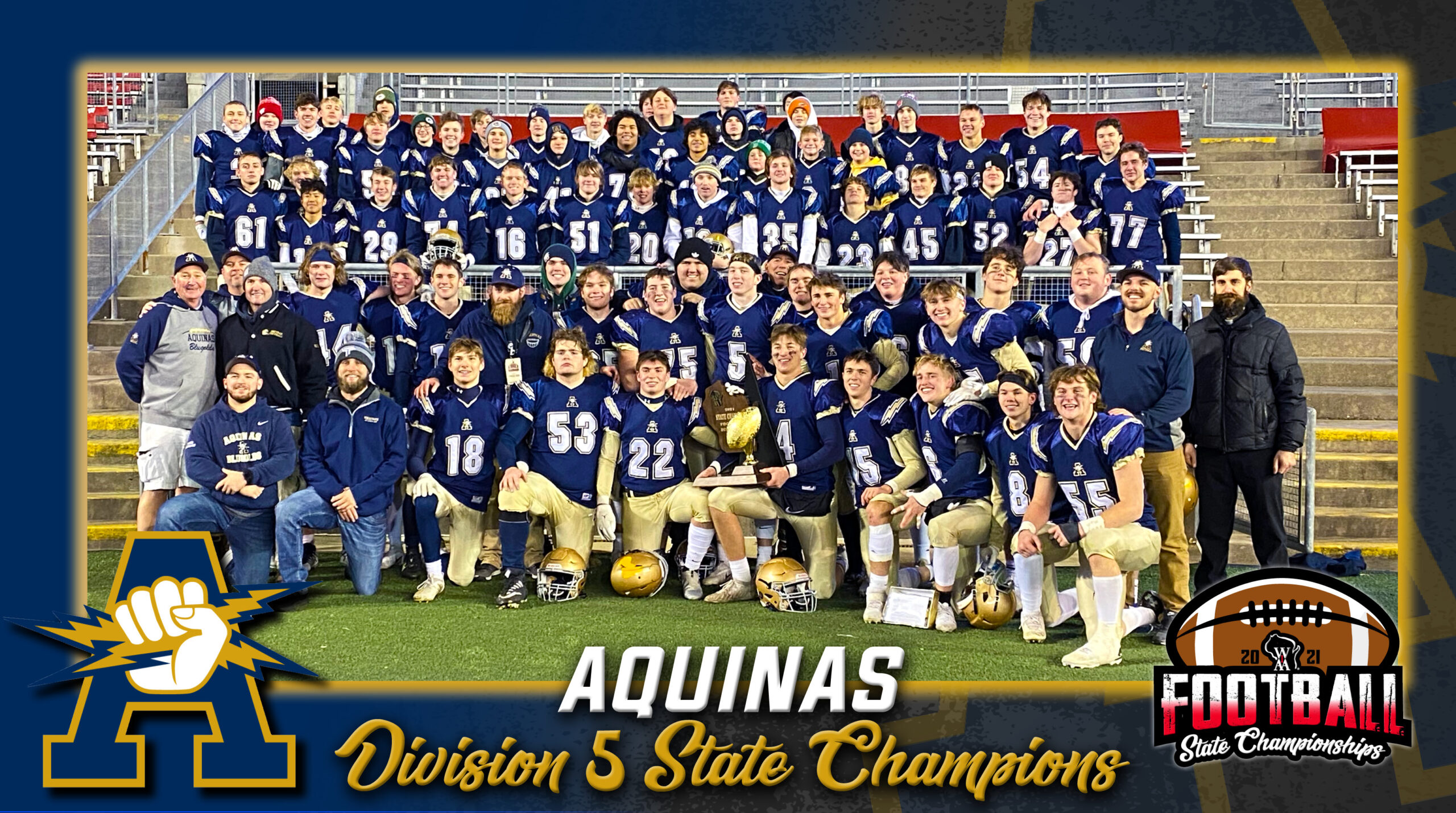 Aquinas football’s Tom Lee named AP coach of the year