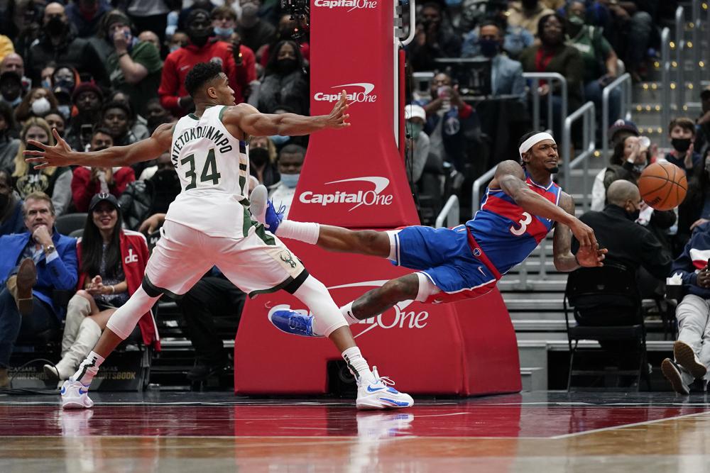 Beal scores 30 points to help Wizards beat Bucks, 101-94