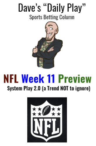 NFL Week 11 Preview