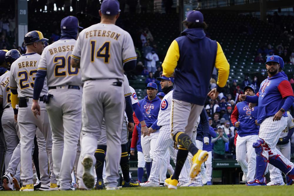 Cubs RHP Thompson suspended by MLB for hitting Brewers OF McCutchen