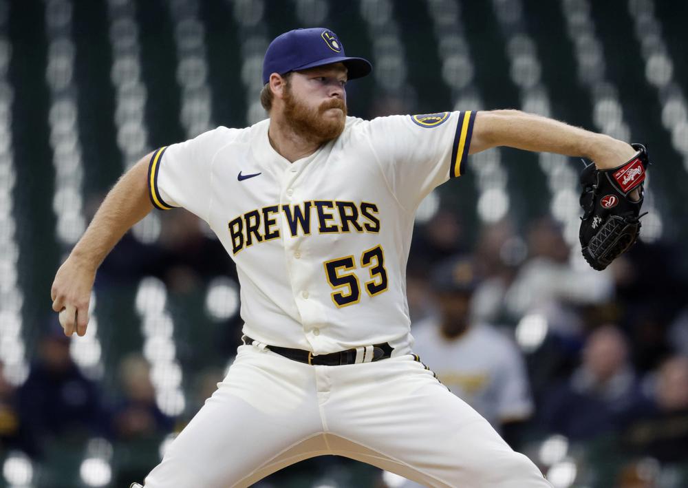 Woodruff dominates, Brewers beat Pirates for 3-game sweep