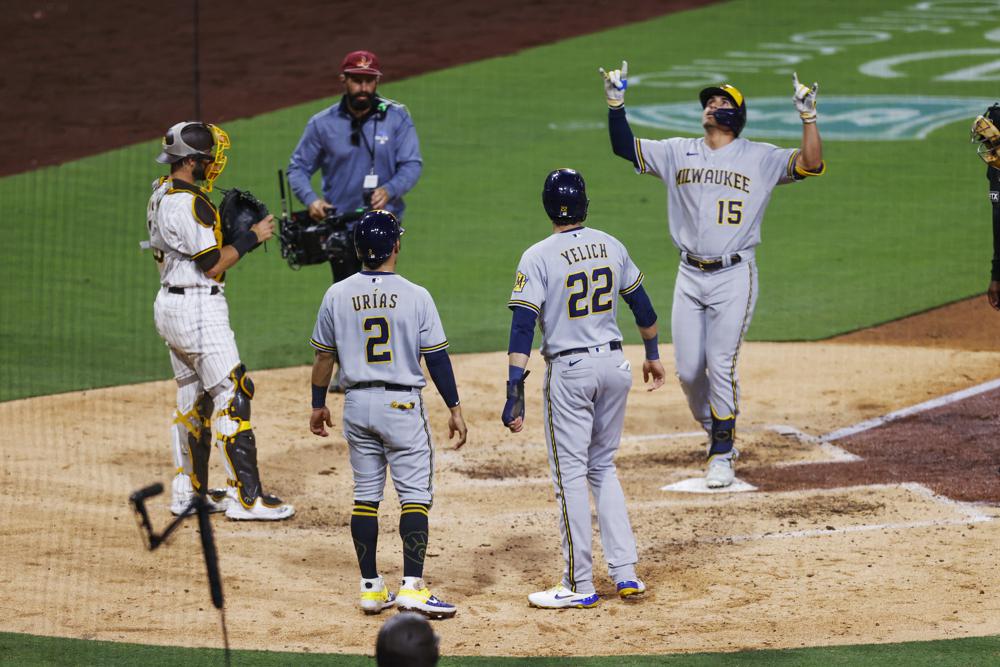 Burnes wins Cy Young duel, as Brewers beat Padres with Taylor blast