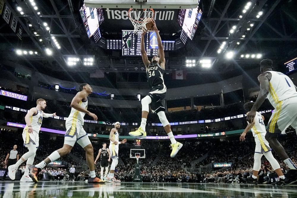 Bucks force Curry to miss 10 3-pointers, as Bucks beat Warriors