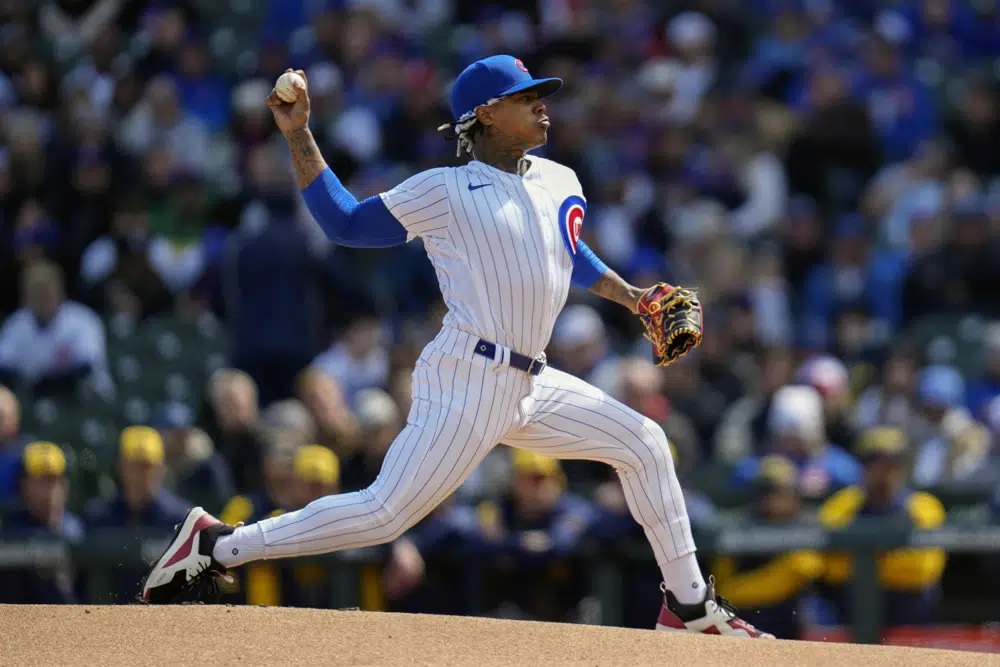 WATCH: Against Brewers, Chicago’s Marcus Stroman commits MLB’s 1st pitch-clock violation