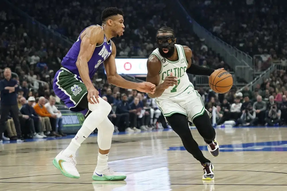 Tatum, Brown help Celtics demolish NBA-leading Bucks 140-99