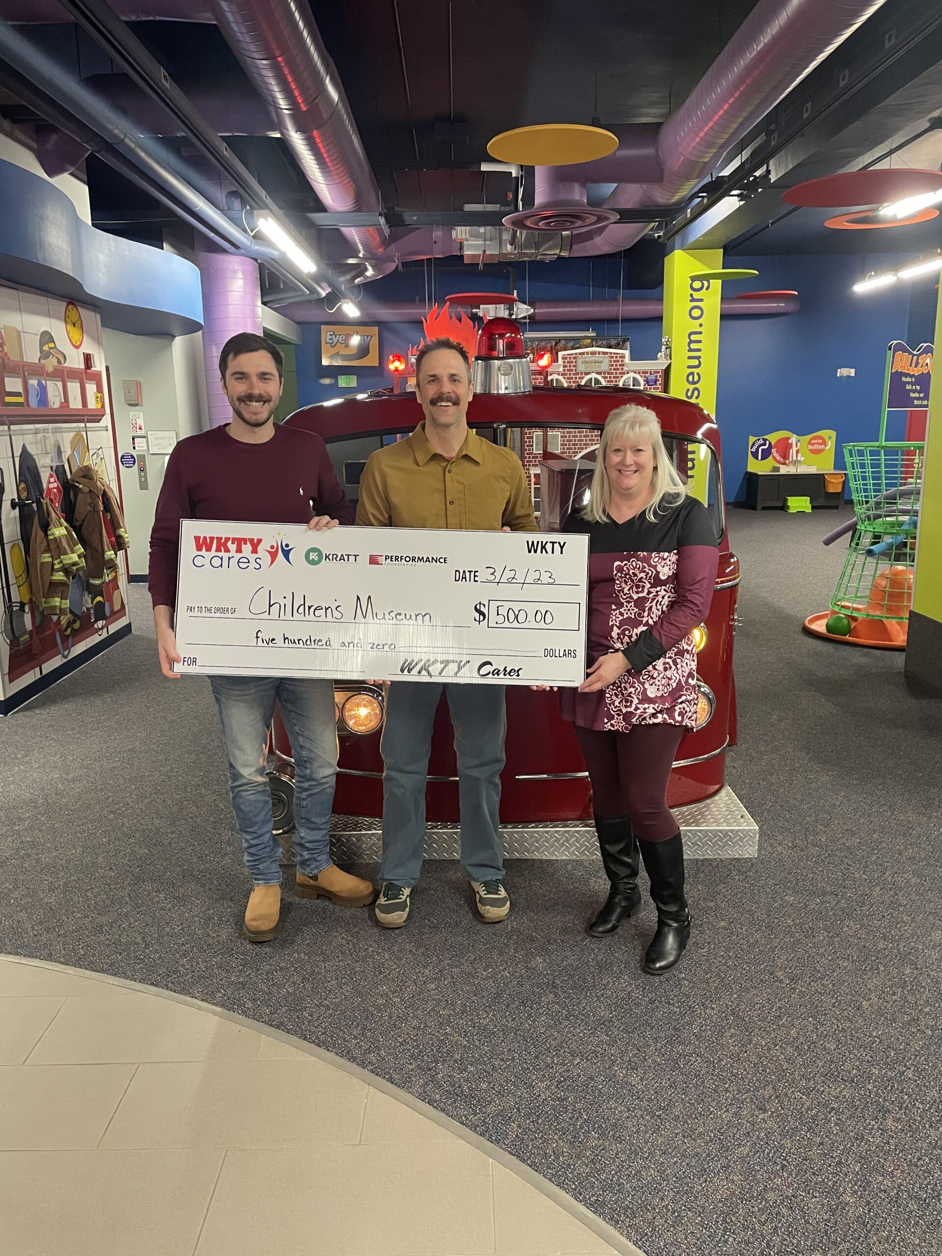 WKTY Cares about the La Crosse Children’s Museum