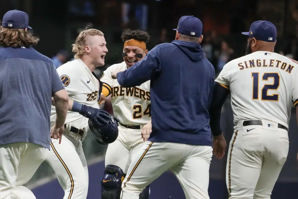 Joey Wiemer hits 10th-inning walk-off to lead Brewers over Orioles