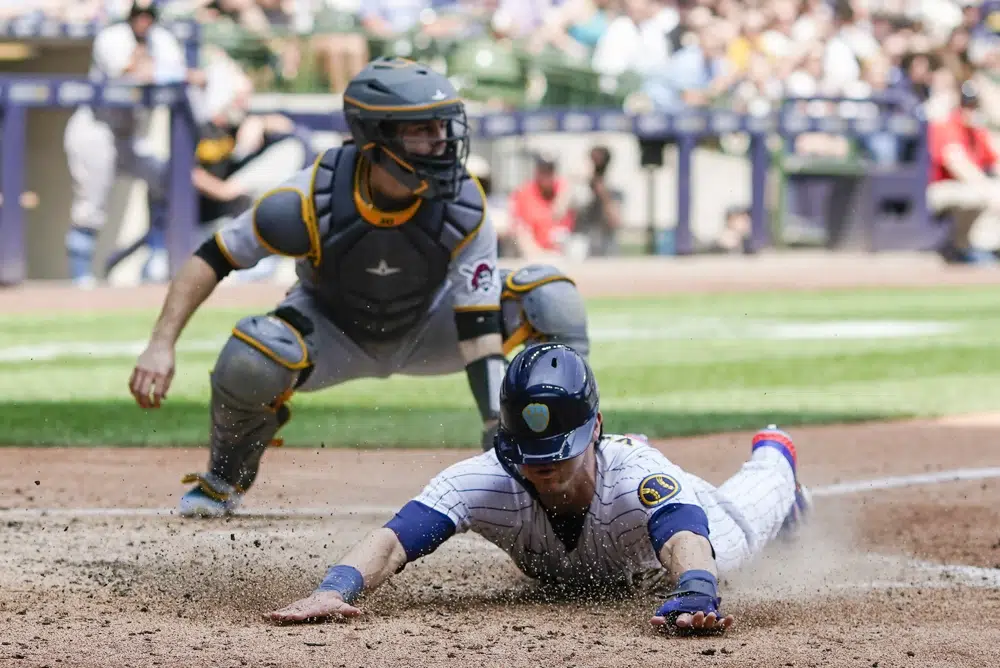 Brewers' Miller beats his former team with an RBI double in the 10th in 5-4  win over Guardians