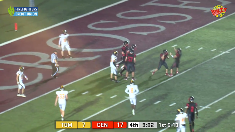 WATCH: Gavin Sheppard ices Central win over Tomah with 49-yard touchdown