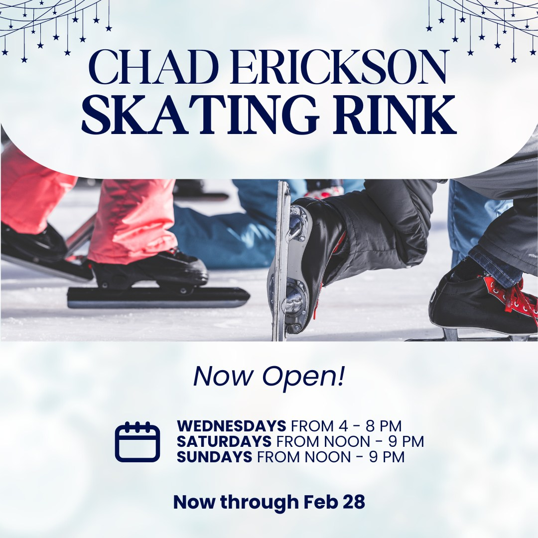 Ice skating rink at Chad Erickson Park on La Crosse’s south side now open