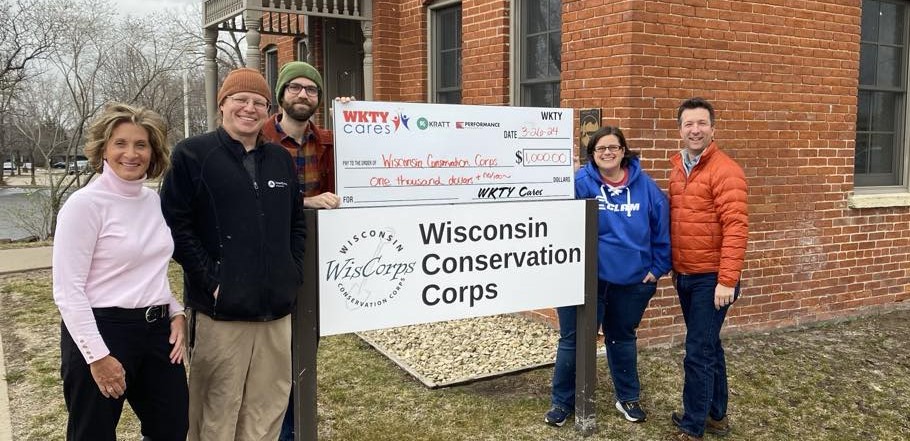 WKTY Cares supports Wisconsin Conservation Corps