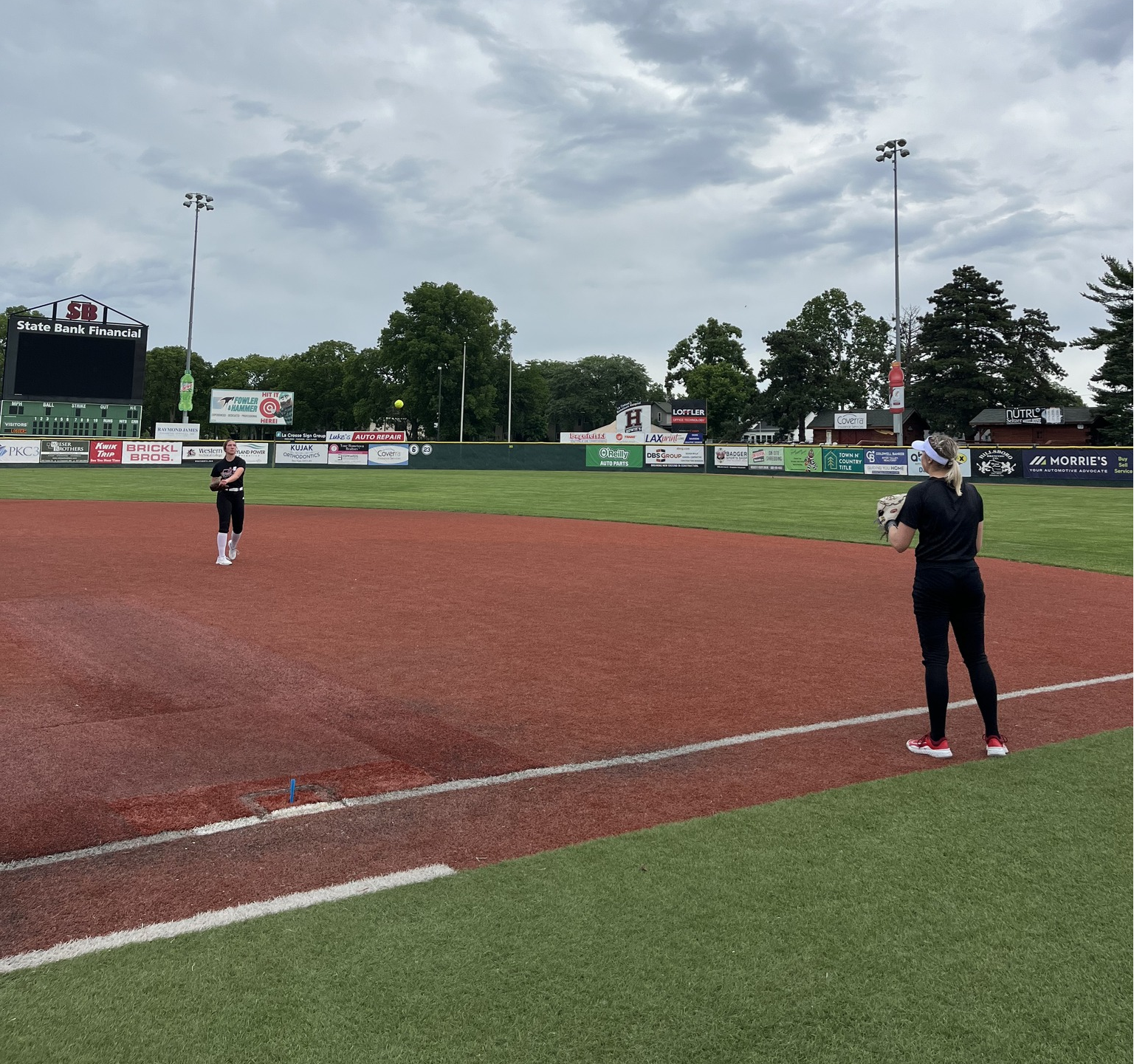 La Crosse Steam softball’s first-ever game Saturday at Copeland Park