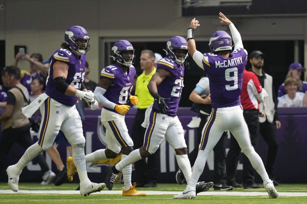 J.J. McCarthy is ready for the job and the pressure of taking over as QB for the Vikings