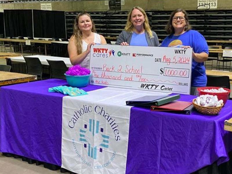 WKTY Cares Supports La Crosse’s Back 2 School Program