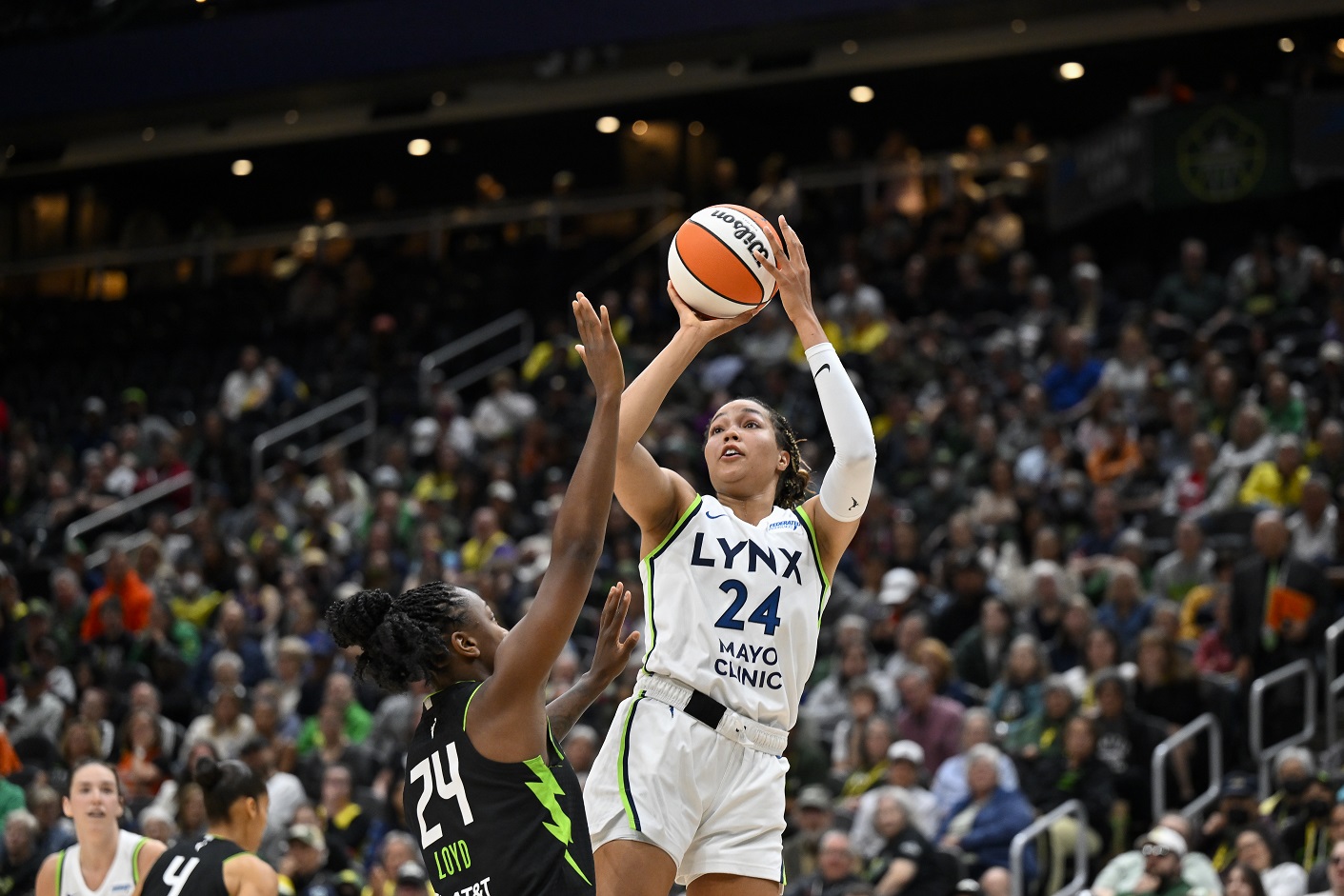 Napheesa Collier, the unassuming and unflappable superstar, has led the Lynx back to the WNBA Finals