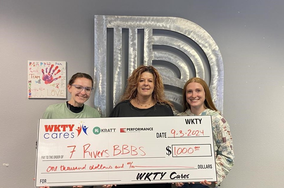 WKTY Cares Supports Big Brothers Big Sisters 7 Rivers Region