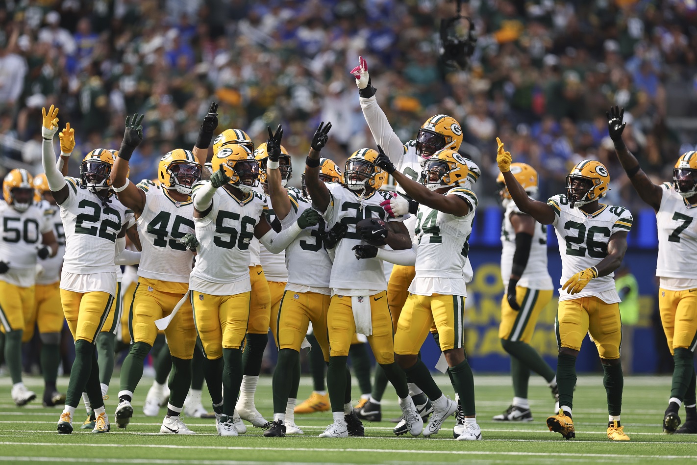 Green Bay’s Xavier McKinney becomes first — since merger — to have INT in first 5 games with team