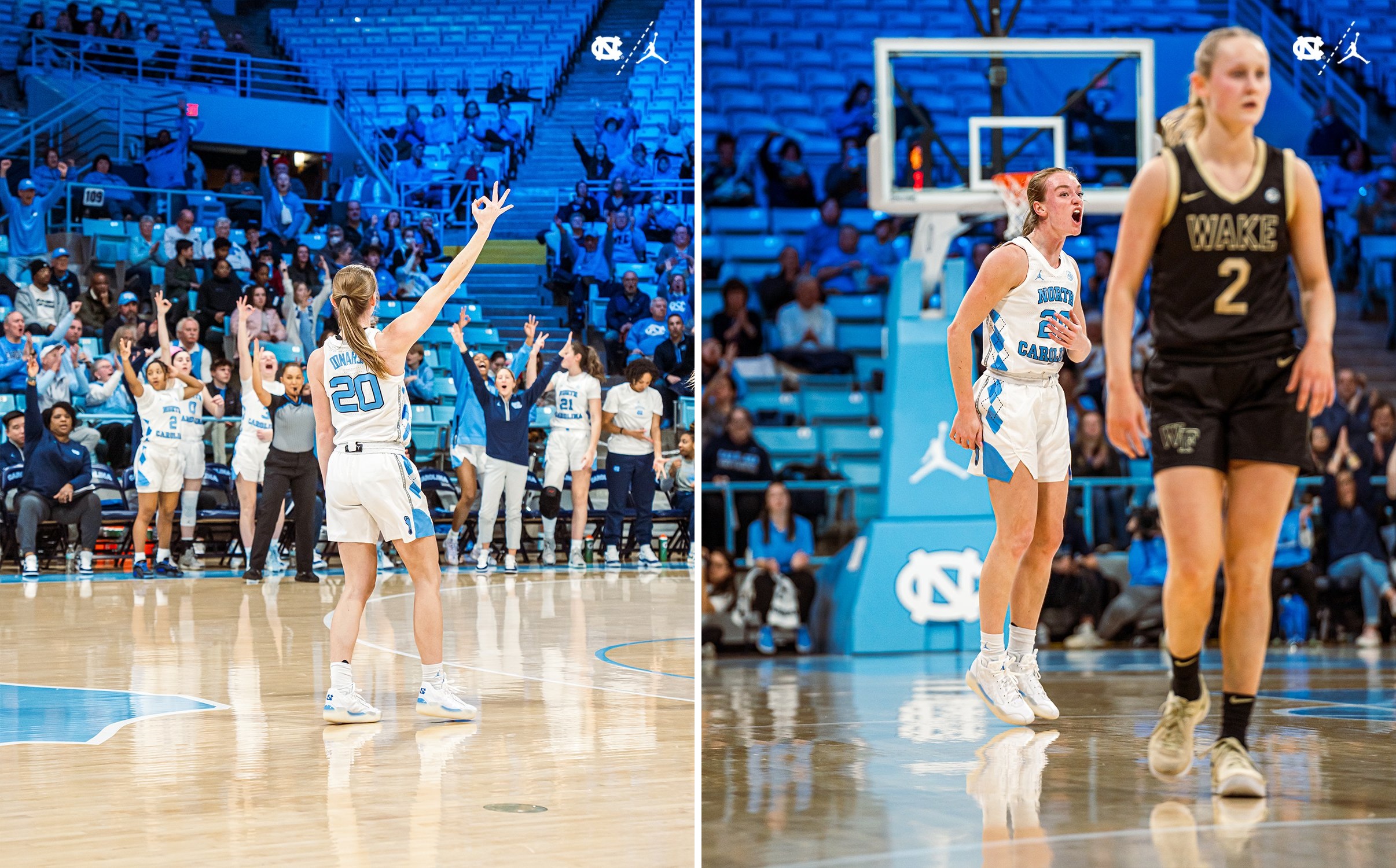 WATCH: Onalaska’s Lexi Donarski is on fire, leads North Carolina in scoring for 3rd straight game nailing five 3s