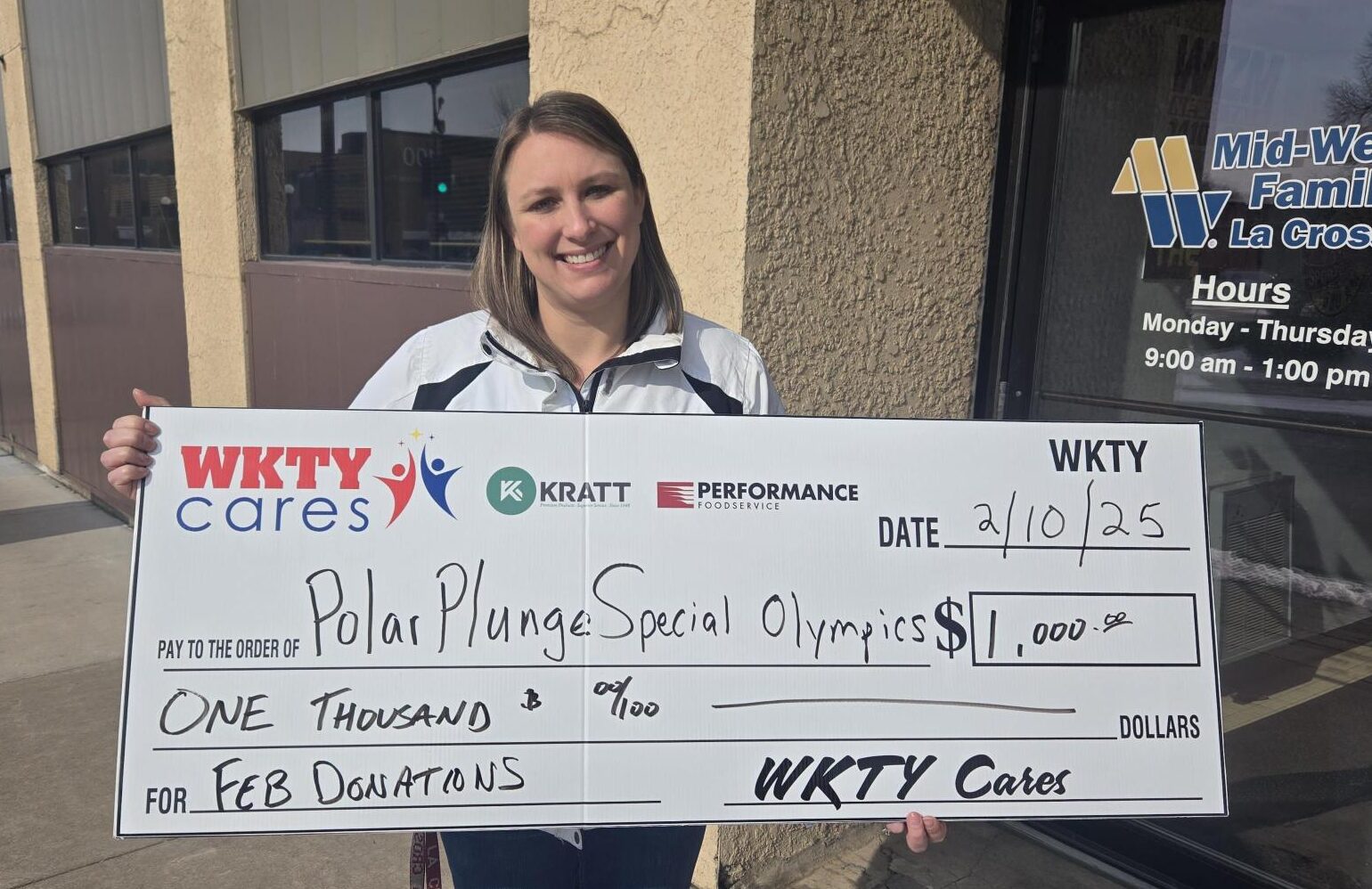 WKTY Cares supports local Special Olympics Athletes through Polar Plunge