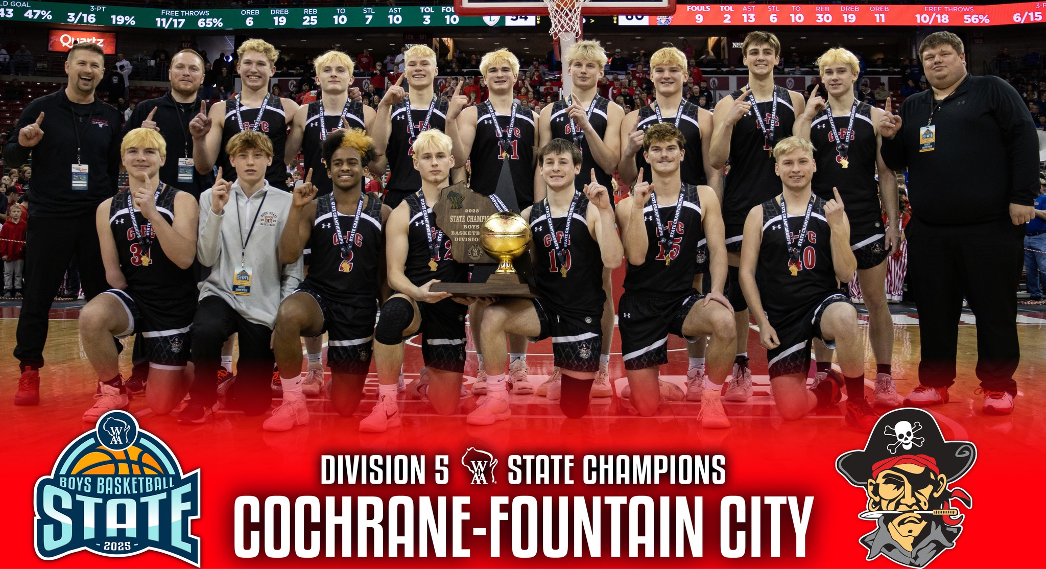 Ehrat, Lipinski score 35 in leading Cochrane-Fountain City to 1st-ever state title