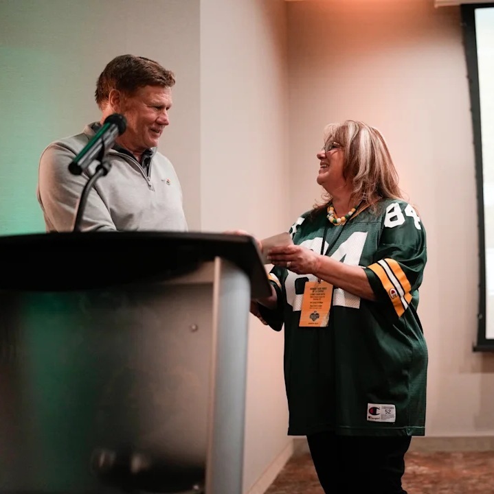 La Crosse Hunger Task Force’s Shelly Fortner on perfect timing for Packers Tailgate Tour