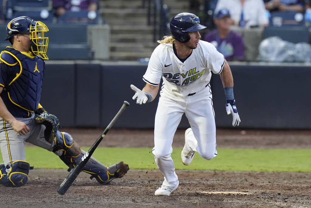 Jankowski drives in winning run as Tampa Bay beats Milwaukee 3-2 after historic rain delays