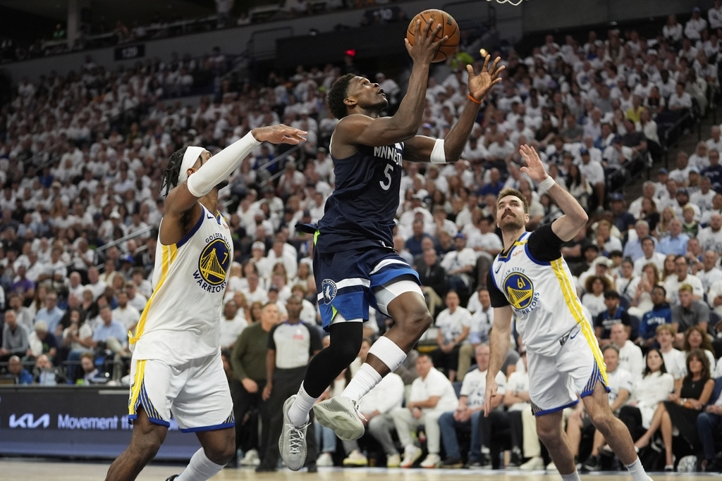 Timberwolves beat Warriors in Game 5 to reach Western Conference finals for 2nd straight year